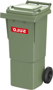 Vasca di raccolta rifiuti classica 60 litri verde RAL6011 - fuori uso - grande capacità di raccolta rifiuti 60 litri