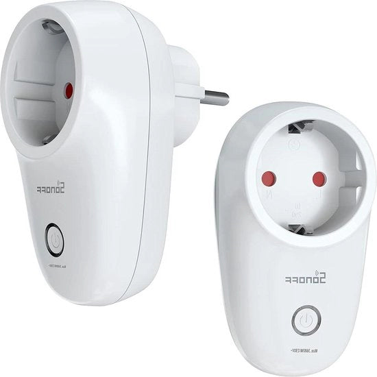 Dispositivo a Scelta di Tempo con Controllo vocale Zigbee da 2 Pezzi - Compatibile con Alexa Google Home Echo Dot IFTTT 16A