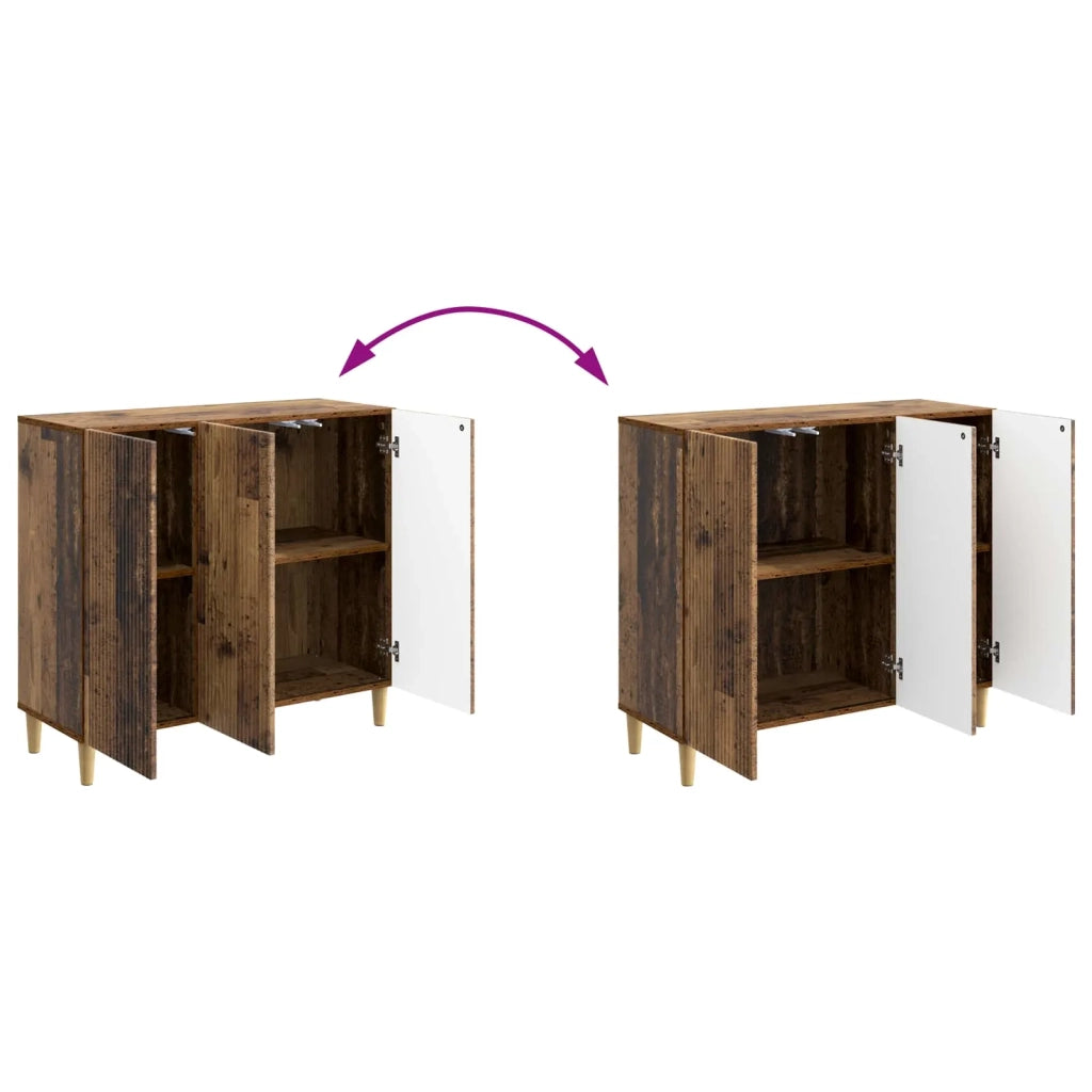 Credenza Legno antico 89 x 34,5 x 80 cm Legno ingegnerizzato
