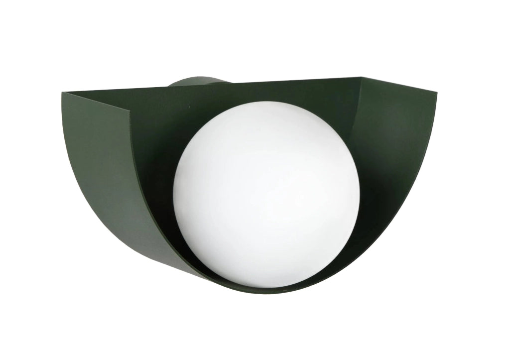 Applique da parete verde sfera bianca BENNI 1xG9 28W Lucide