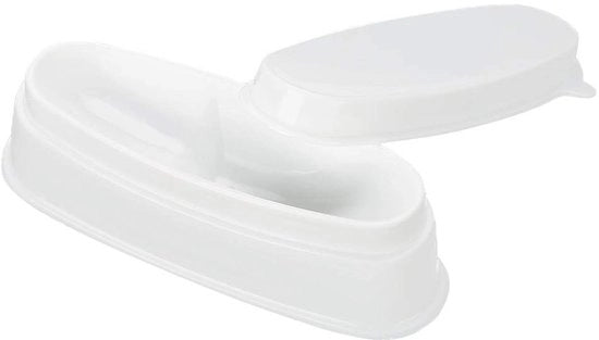 Contenitore per smalti con guida per dita - Contenitore per smalti - Manicure a forma di U - Ideale per manicure a foggia francese - Realizzato in ABS duraturo - Leggero e facile da maneggiare - Contenitore per smalti a immersione