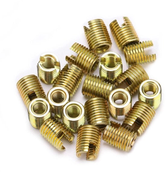 Accessori di fissaggio a vite - Pezzi di fissaggio autoalimentati - Alta qualità acciaio carbonio - 20 pezzi - Accessori di ferramenta - Adatti per diverse applicazioni...