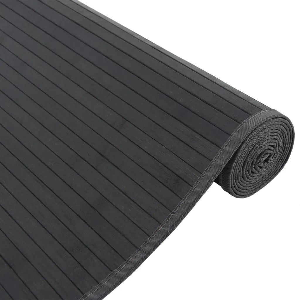 Tappeto Rettangolare Nero 80x1000 cm in BambÃ¹
