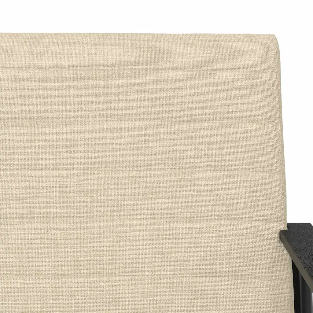 Poltrona | Sedia Relax Crema 59 x 75 x 78 cm Tessuto