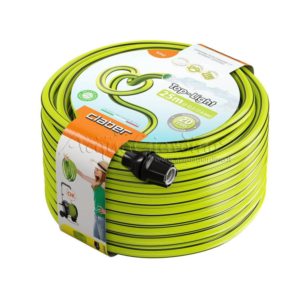 Tubo flessibile Top-Light leggero, anti-strozzatura da 25 mt diametro 1/2".