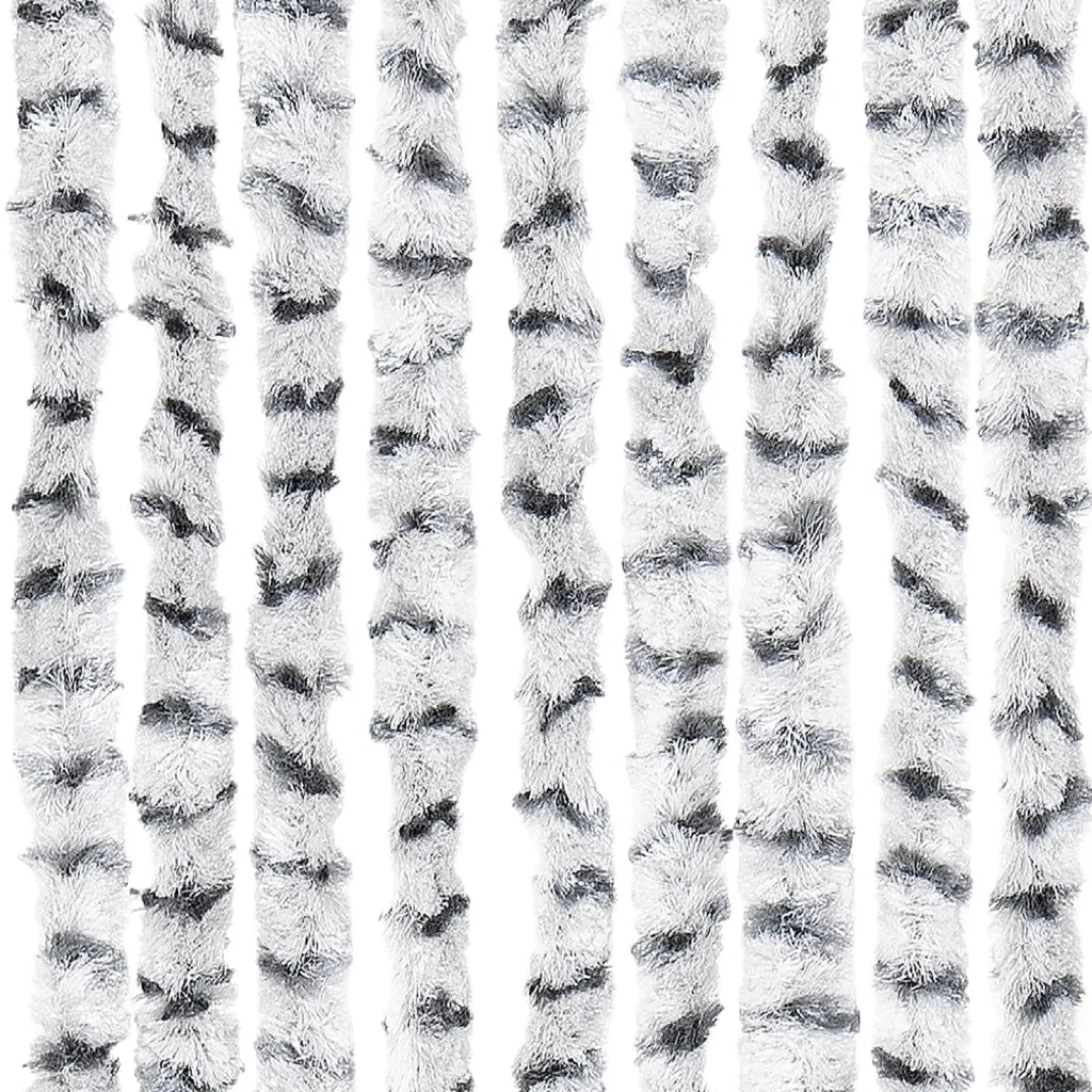 Zanzariera Grigio Chiaro e Grigio Scuro 100x220 cm Ciniglia CFW2009042