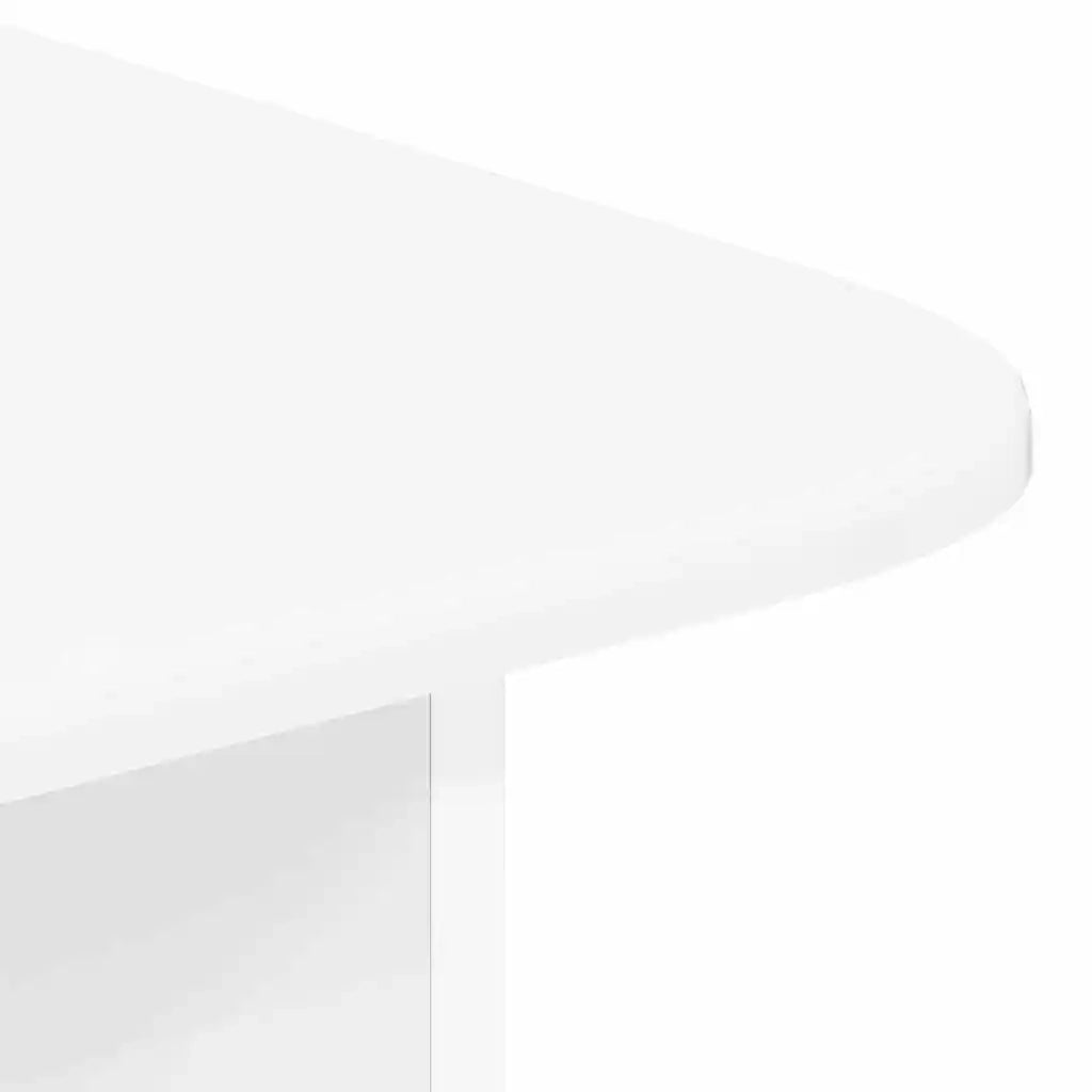 Tavolino da salotto Bianco Lucido 93 x 53 x 33 cm