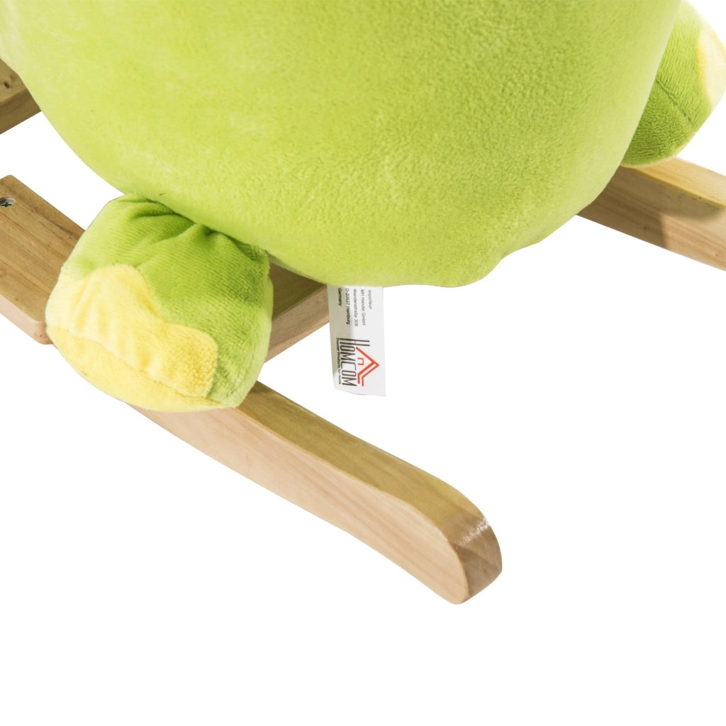 Dinosauro a Dondolo per Bambini ¨C zephmum ¨C Verde 60x33x45 cm con Sicurezza