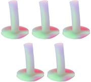 Accessori da Golf - Tee in Gomma - 5 Pezzi - Porta Tee - Sostenibile - Altezza 88 mm - Diametro 53 mm