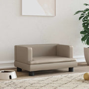 Lettino per Cani Cappuccino 60x40x30 cm in Similpelle