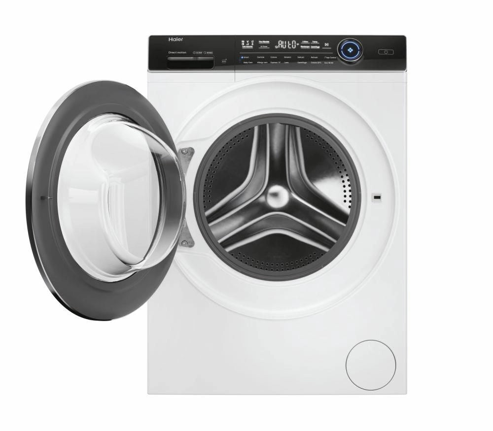 Haier I-Pro Serie 7 Plus, Lavatrice Carica Frontale 9 KG, 10% più efficente della classe A, 1400 giri, Bianco, Direct Motion, Refresh, Wi-Fi, HW90BD14979EUGIT