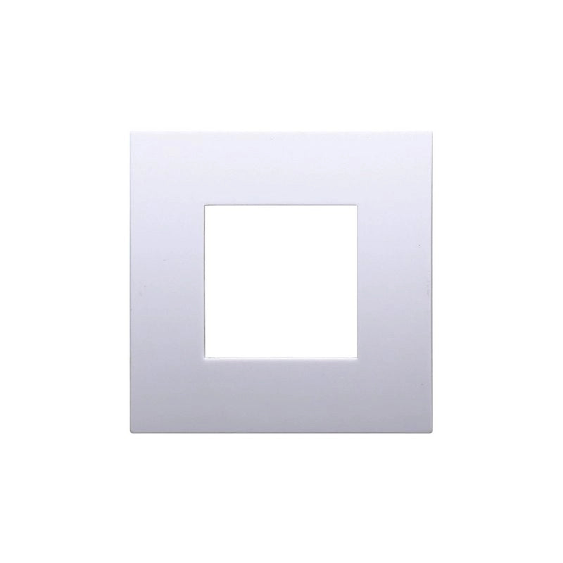 Placca Plastica Serie Venus 2P Colore Bianco Compatibile Con Vimar Arke