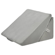 Cuscino memory a cuneo inclinato regolabile-Cuscino ortopedico con supporto rialzato 58x50,5x36cm Grigio-Cuscini
