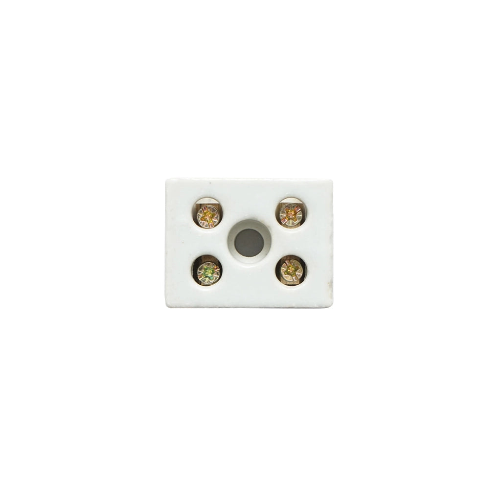 Morsettiera in ceramica 15A, 2 poli 0,5-6mm Leader