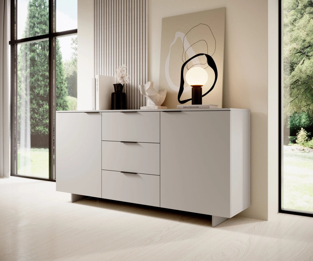 MOBILE CALMA CABINET 2D3S 90CM CASHMERE ALMA