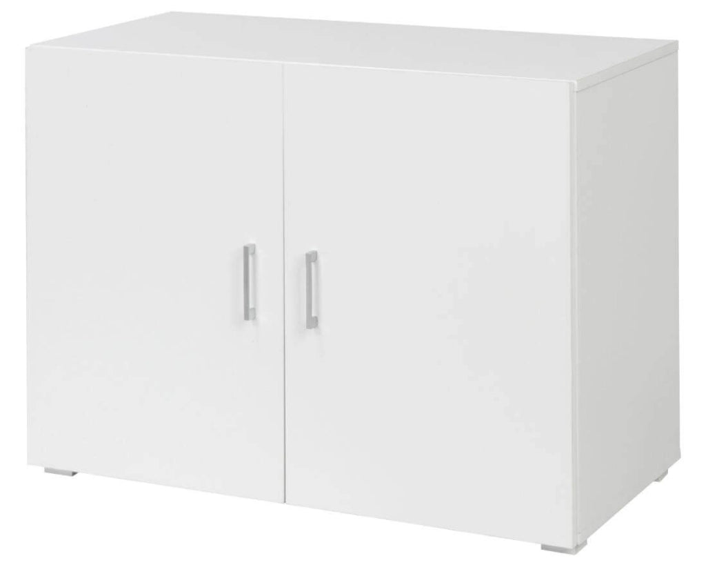 Mobiletto 2 Ante 90x41x85 cm in MDF Bianco