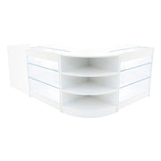 Set Banconi LED Astro Bianco K900 LM60 TB60 Vetrina Negozio con Chiavi