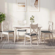 Cuscini per Seduta 4 pcs Grigio scuro 40 x 40 x 3 cm
