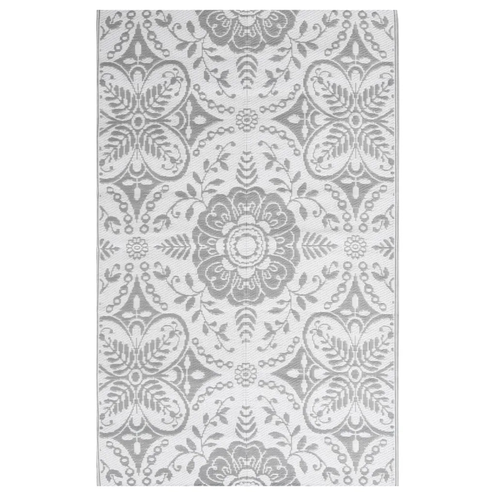 Tappeto da Esterno ARAKIL Grigio Chiaro 140x200 cm PP 317031