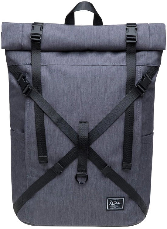 Borsa da Spalle per Uomo, Grigio Scuro Jnl-kf07-2-09, M, Borsa da Spalle