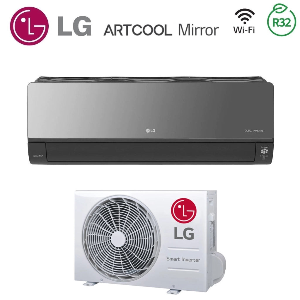 Condizionatore LG Artcool Mirror 18000 Btu AC18BK R-32 Wi-Fi Integrato