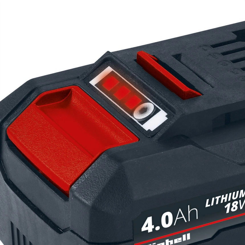 Einhell 4511489 Power X-Change Batteria PXC Twinpack 2x18V 4 Ah Ioni di Litio colore Nero Rosso