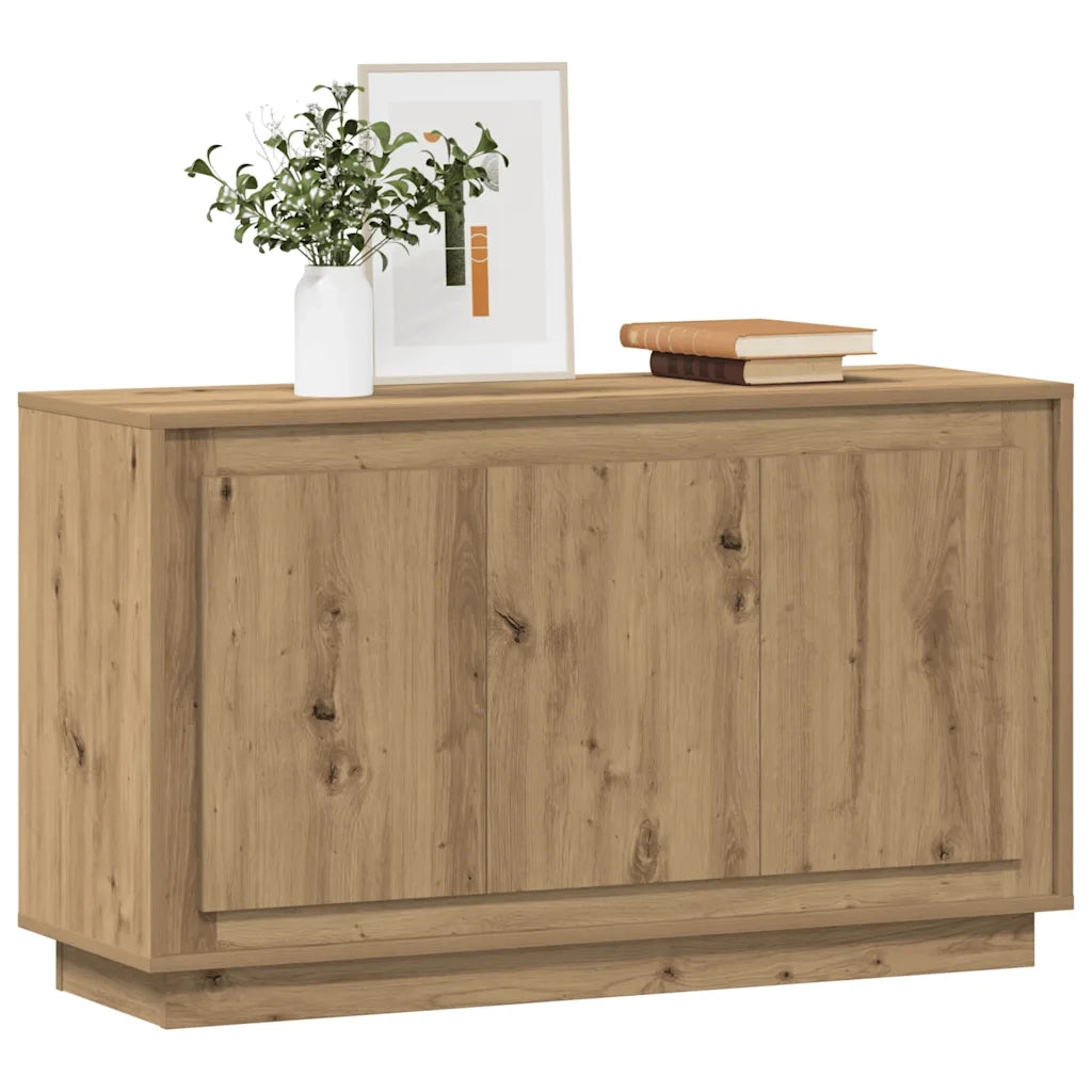 vidaXL Credenza Rovere Artigianale 102x35x55 cm in Legno Multistrato