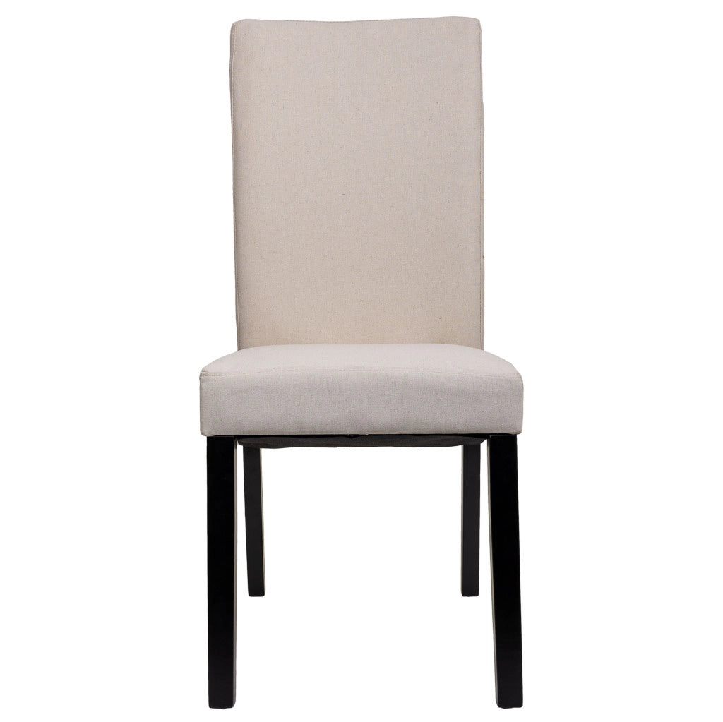 Sedia in legno imbottita panna 49x48x42/102h