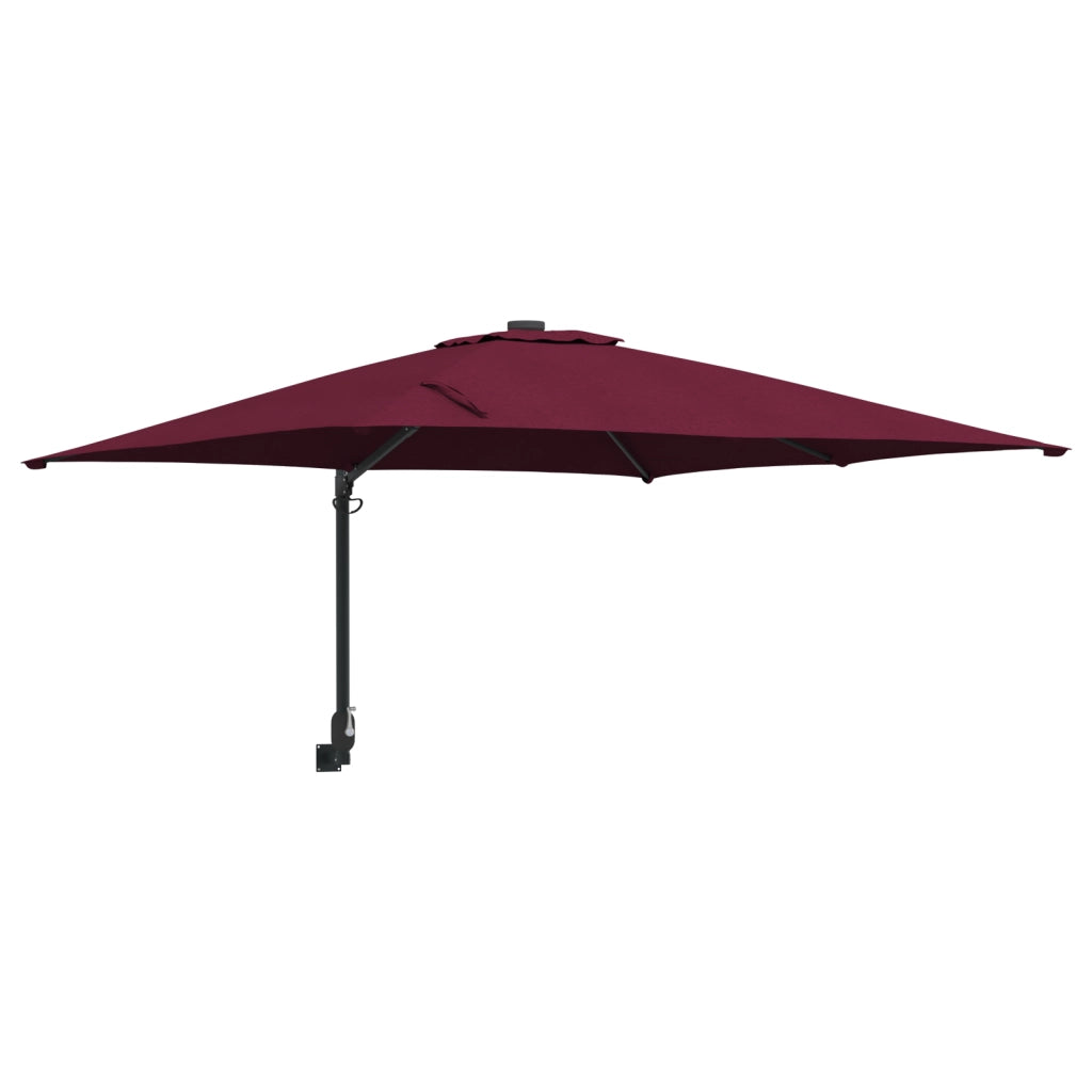 Ombrello da patio Rosso bordeaux Tessuto in poliestere Grande