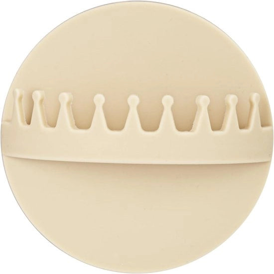 Douchewand con Dispositivo per Capelli con Progetto a Denti, Montaggio alla Parete e Potenza di Aspirazione - Previene la Bloccata Fuga d'Acqua - Silicone - Accessorio per Vasca da Bagno - Beige