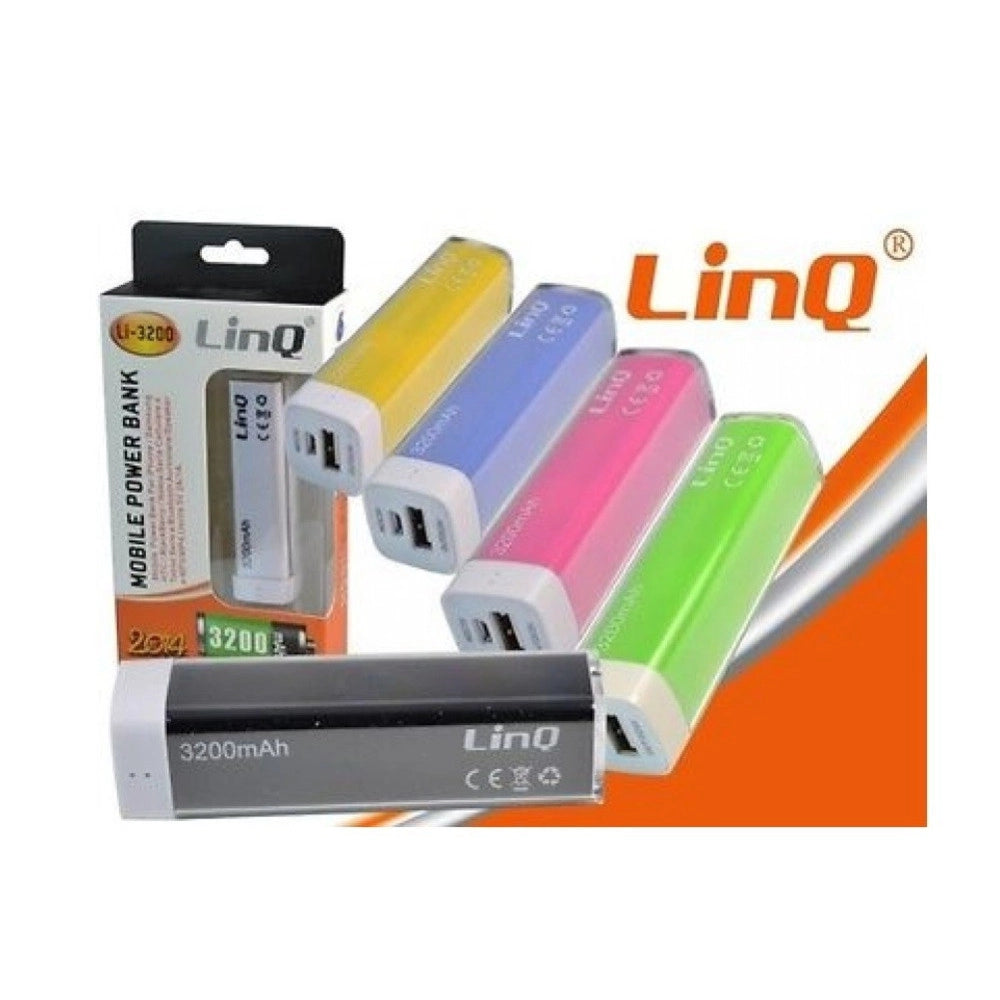 Trade Shop - Power Bank 3200 Mah Batteria Di Emergenza Per Smartphone Li-3200 -