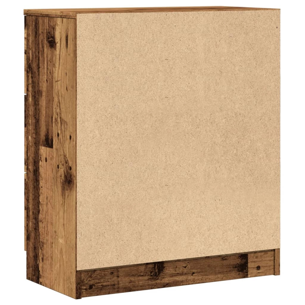 Buffet credenza cassettiera armadio mobile contenitore organizer cucina soggiorno salotto legno vecchio 60 x 30 x 70 cm legno ingegnerizzato marrone 02_0036602
