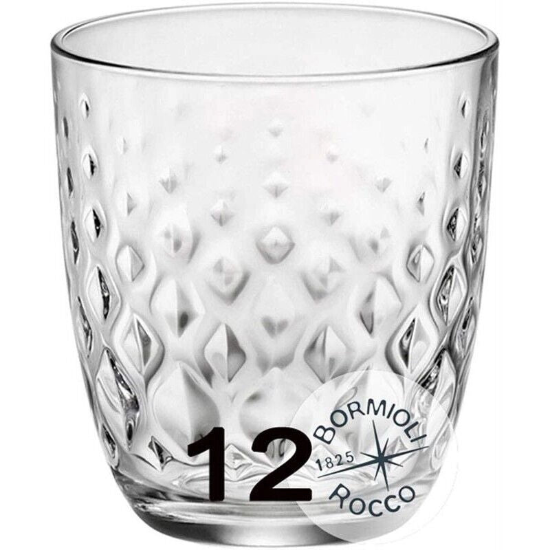 BORMIOLI ROCCO GLIT SET DA 12 BICCHIERI PER ACQUA DA 29,5 CL