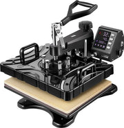 Stampante per abbigliamento 5 in 1 - Macchina per stampa digitale - Schermo LED - Facile da utilizzare - Blu duraturo