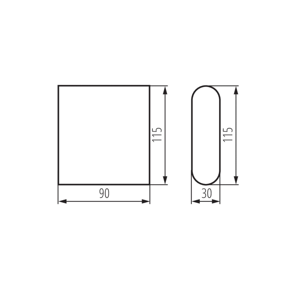 Applique esterna Kanlux GARTO 29270 LED 8W IP54 grafite