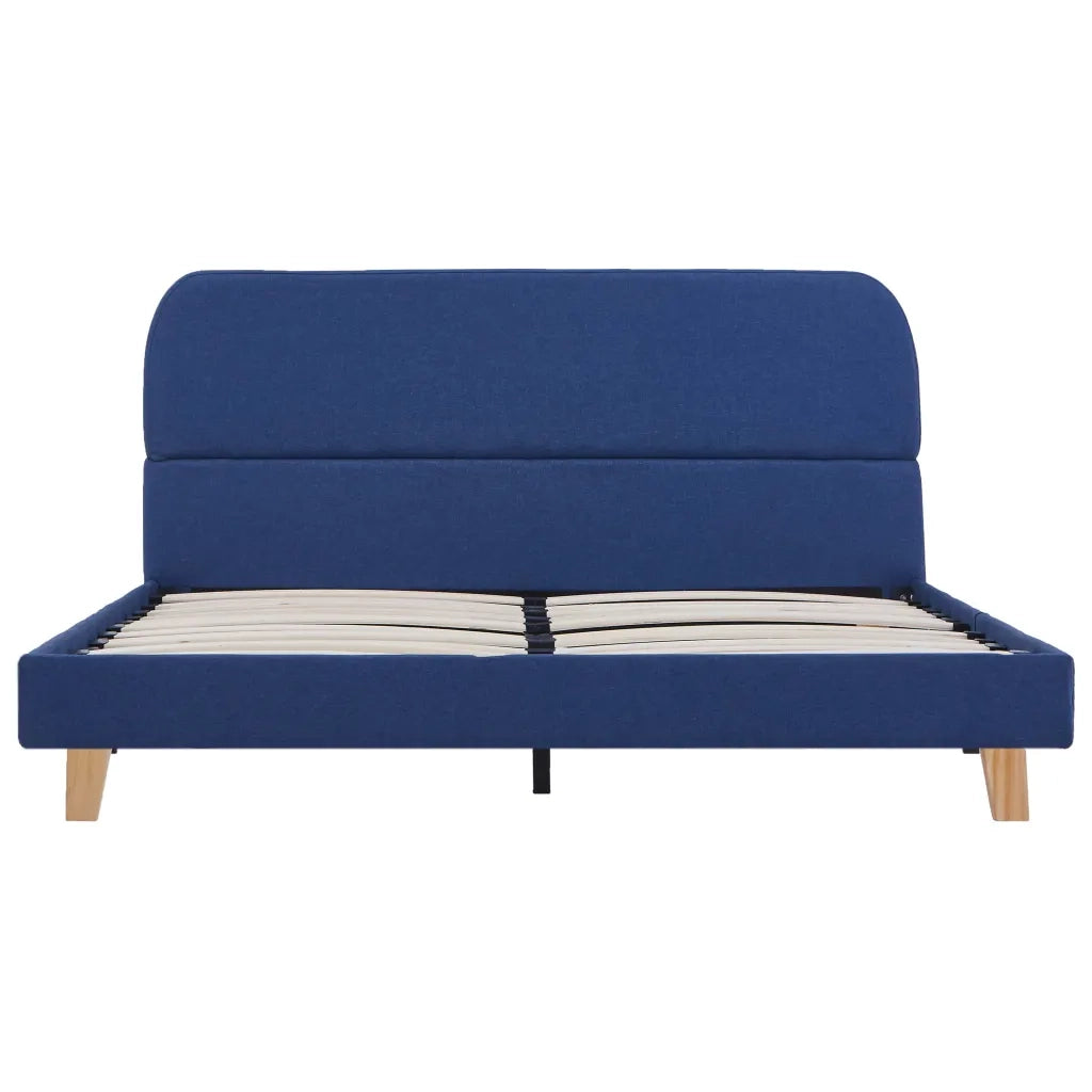 Giroletto senza Materasso Blu 140x200 cm in Tessuto 280878