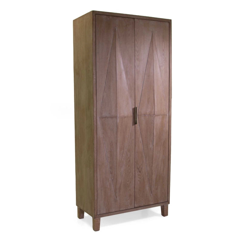 Mobile armadio legno Hakini 2 ante cm 80,5x40h185