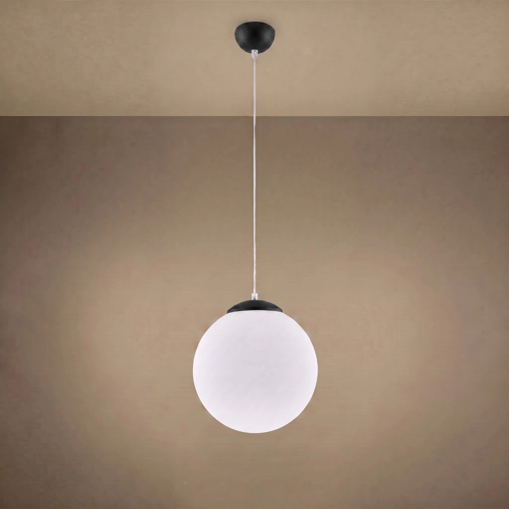 Lampada a sospensione UGO 30 nera
