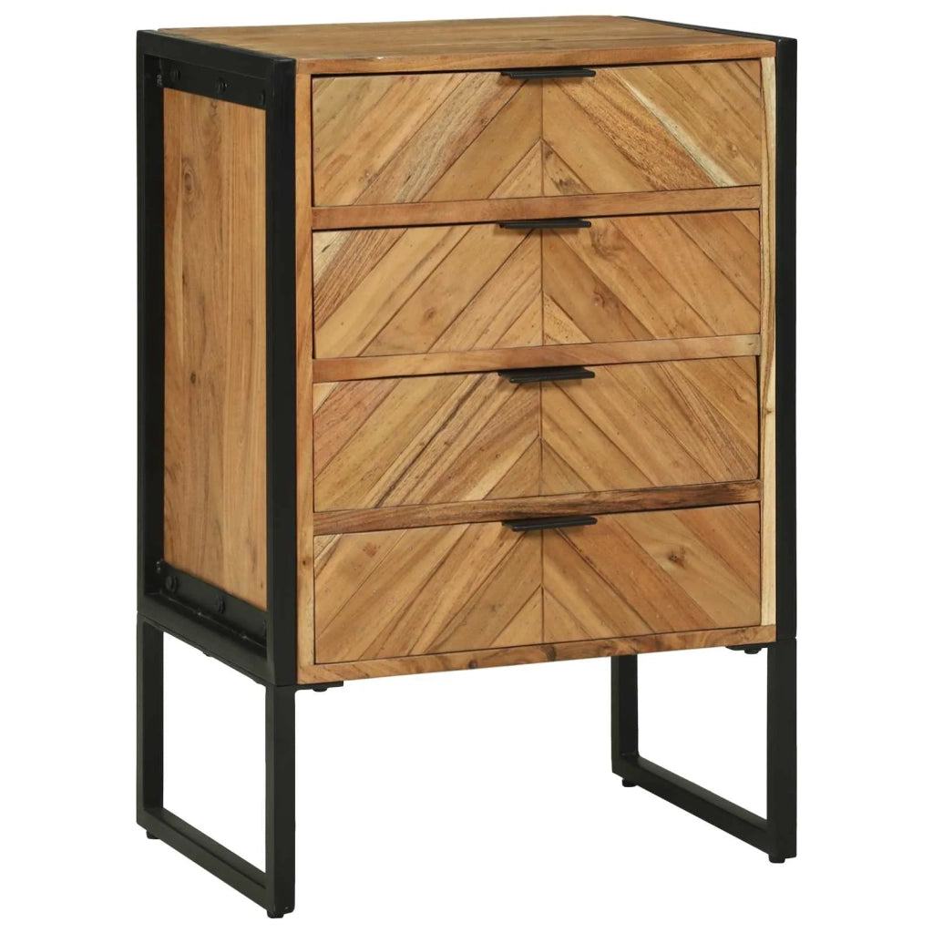 Credenza 50 x 35 x 75 cm Legno massello di acacia 374110