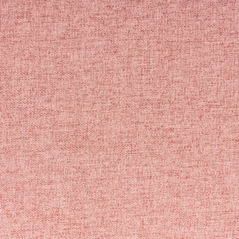Divano da cucina Rivestimento in tessuto rosa Struttura in metallo a 2 posti Gambe nere Panca