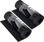 Pacco di 2 rotoli di schiuma EVA 5mm Nero Schiuma di gomma Foam Veli - artigianato cosplay schiuma di gomma - ragazzi ragazze - Dimensione foglio 150 cm x 32 cm Nero