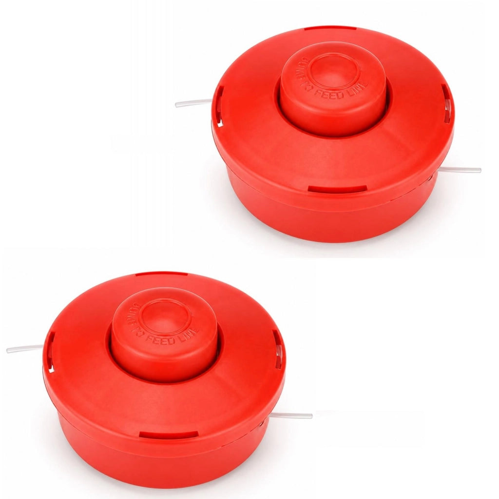 2 Testine Decespugliatore Tagliaerba Batti e Vai Tap And Go Filo 2,4 mm VG12224