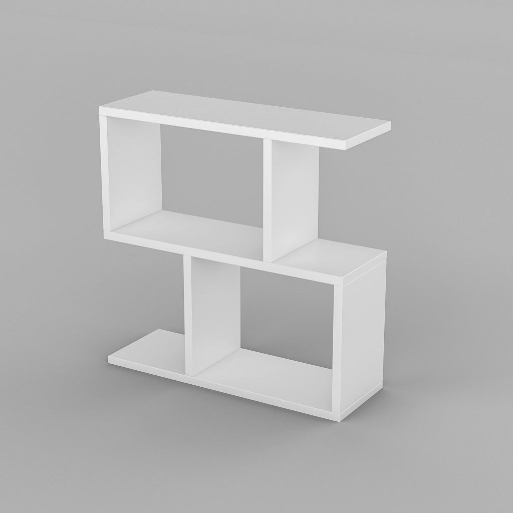 Tavolino in legno "Life" - 60 x 20 x 60 cm - Bianco