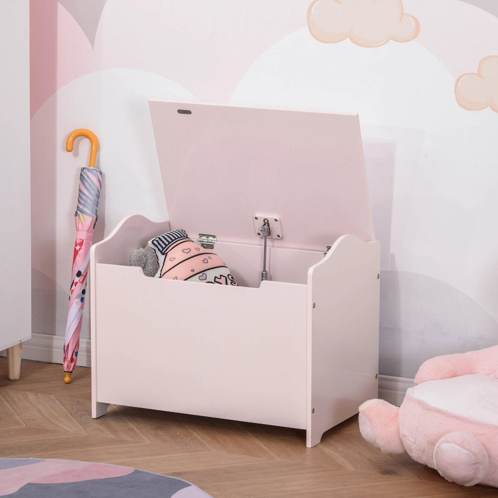 Cassettiera Portagiochi in Legno ¨C zephmum ¨C Rosa 60x40x48cm