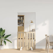 Recinto pieghevole per animali 2 pcs Rovere Sonoma