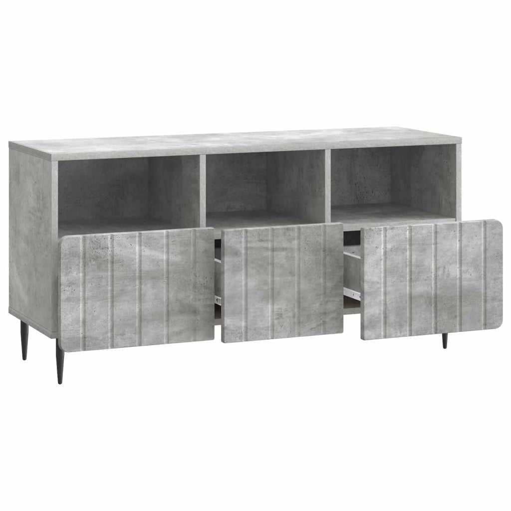 Mobile TV con cassetto Grigio Cemento 102 x 34,5 x 50 cm