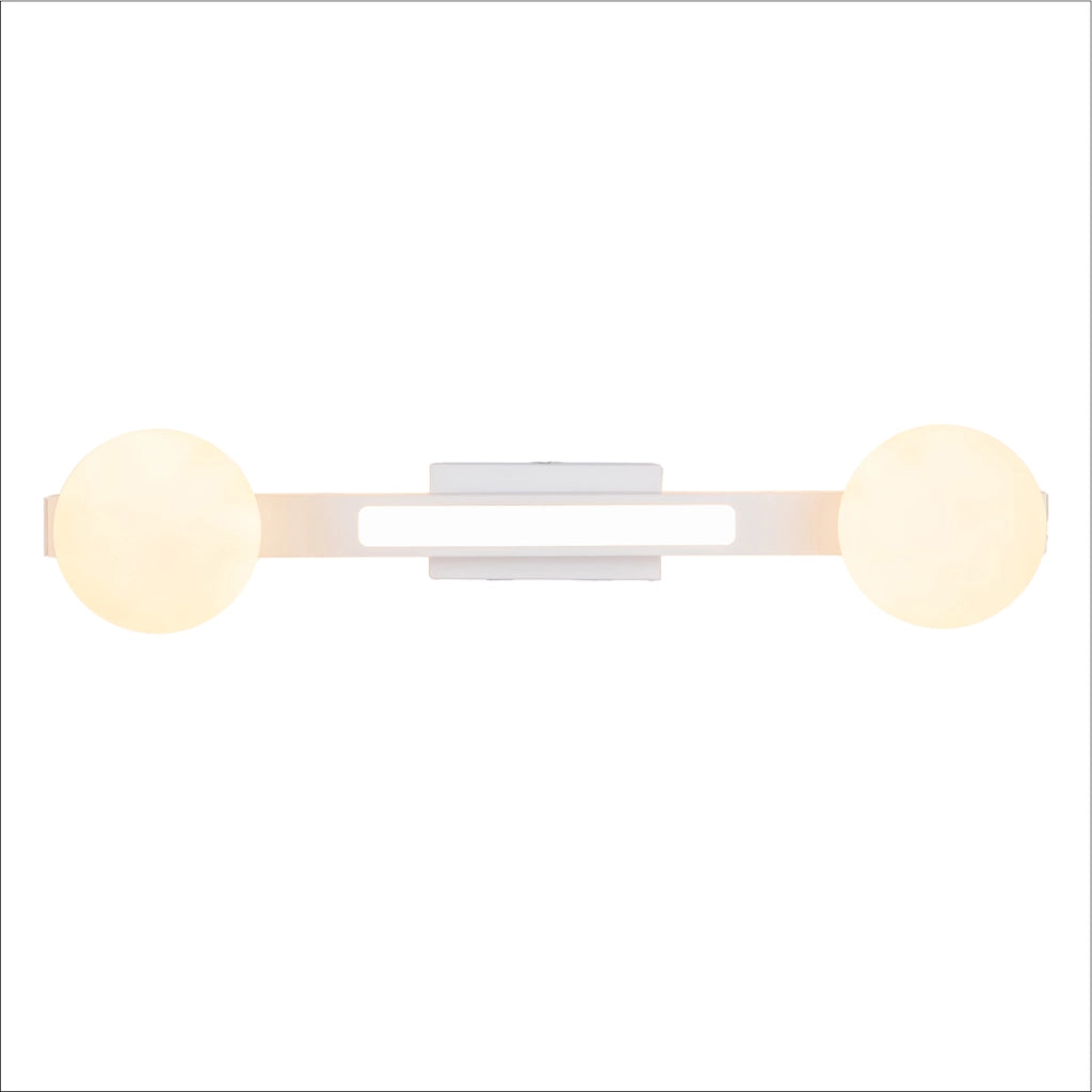 Applique moderna bianca LED 13W CCT 2xG9 Magnet Milagro