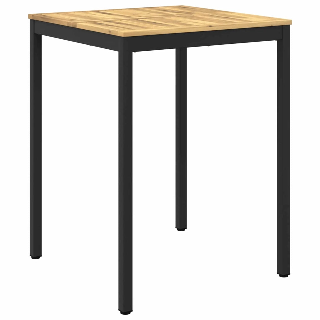 Tavolo Bar da Giardino Bianco e Nero 80 x 80,5 x 105 cm 901776