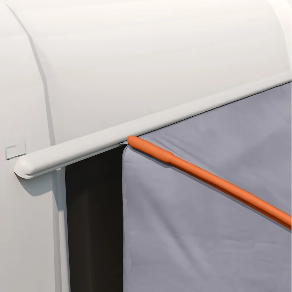 Tenda per portellone posteriore Grigio e arancione taffetà 42001076