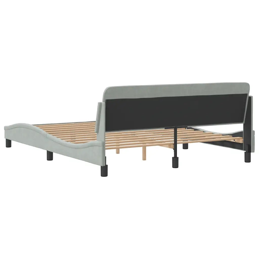 Giroletto Dover Grigio Chiaro 152x203 cm in Velluto 373291